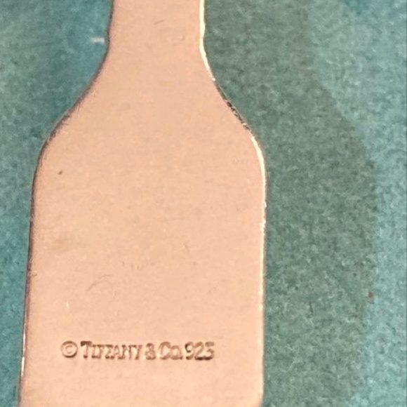 VERY RARE, NEW!! Tiffany & Co. Sterling Silver Champagne Bottle Charm - Picture 2 of 4